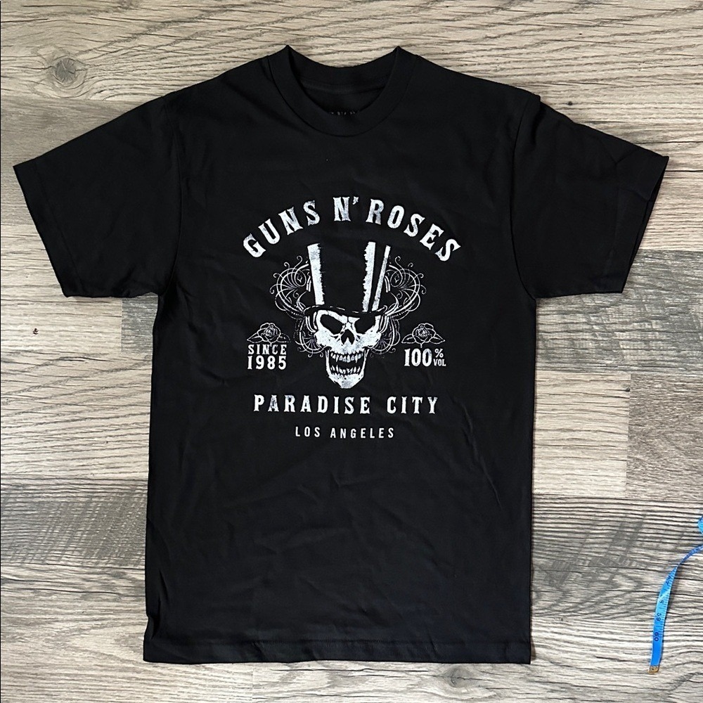 Guns N' Roses Paradise City LA Graphic T-Shirt black size medium - Picture 1 of 4
